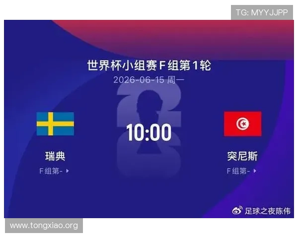 2026年世界杯瑞典对阵突尼斯比赛媒体预测分析与赛前展望